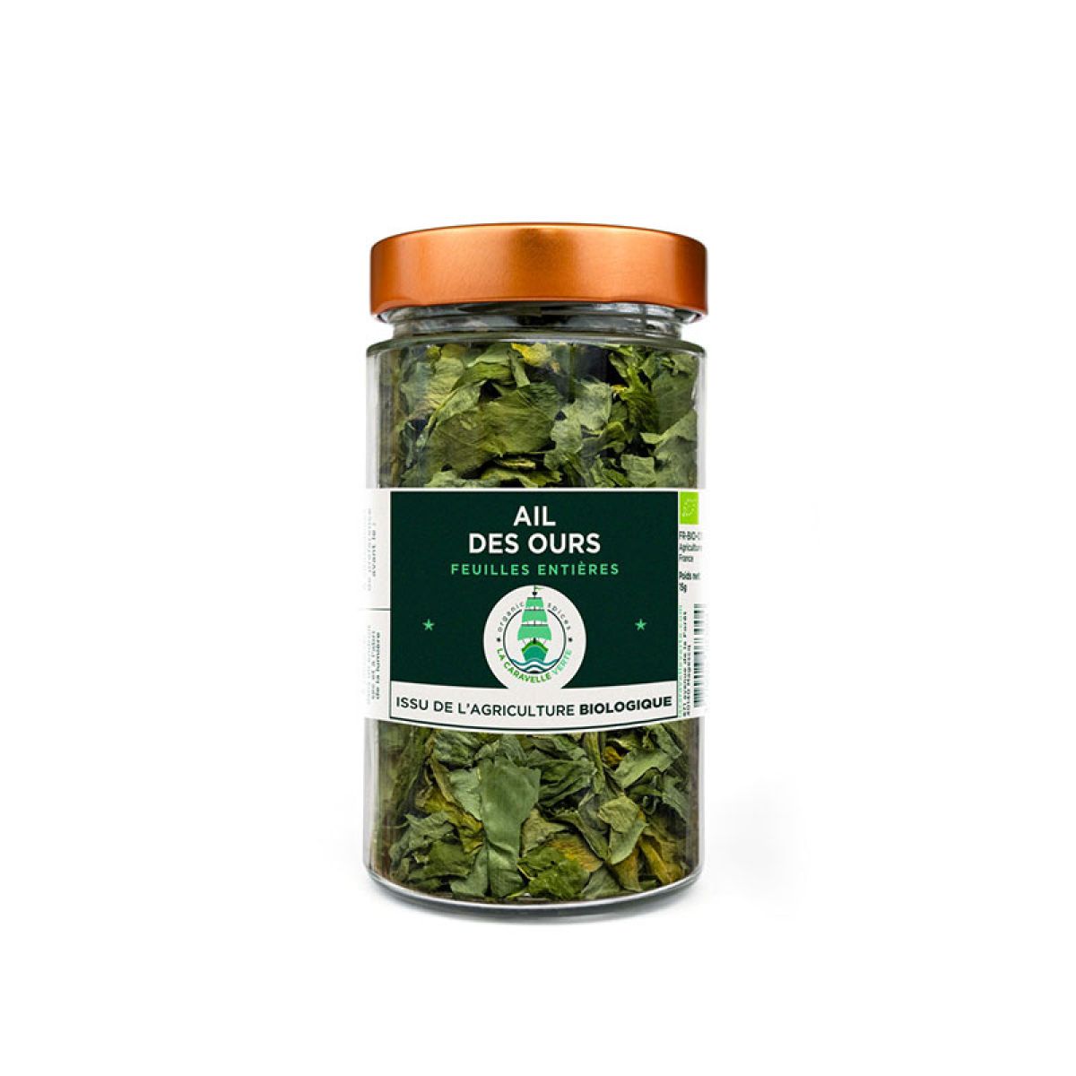 Ail des ours - Feuilles entières bio 15g