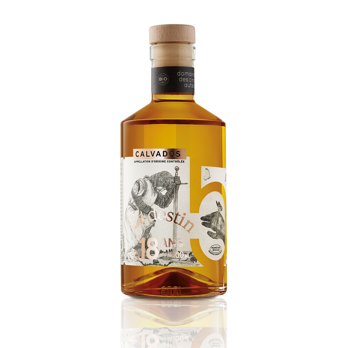 Calvados AOP-Le Destin - 18 ans (40 % vol) 50cl