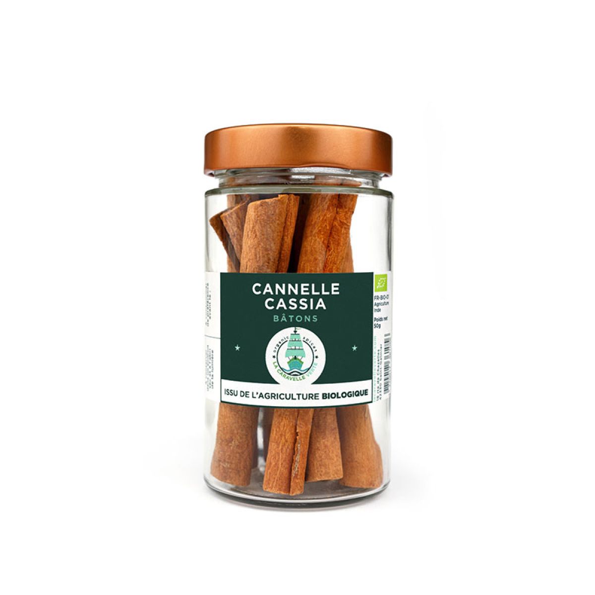 Cannelle Cassia - Bâtons bio 25g