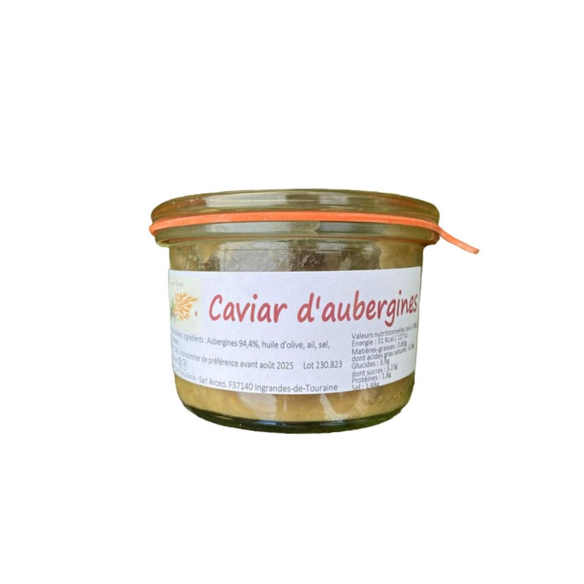 Item Caviar d’aubergines du jardin 150g