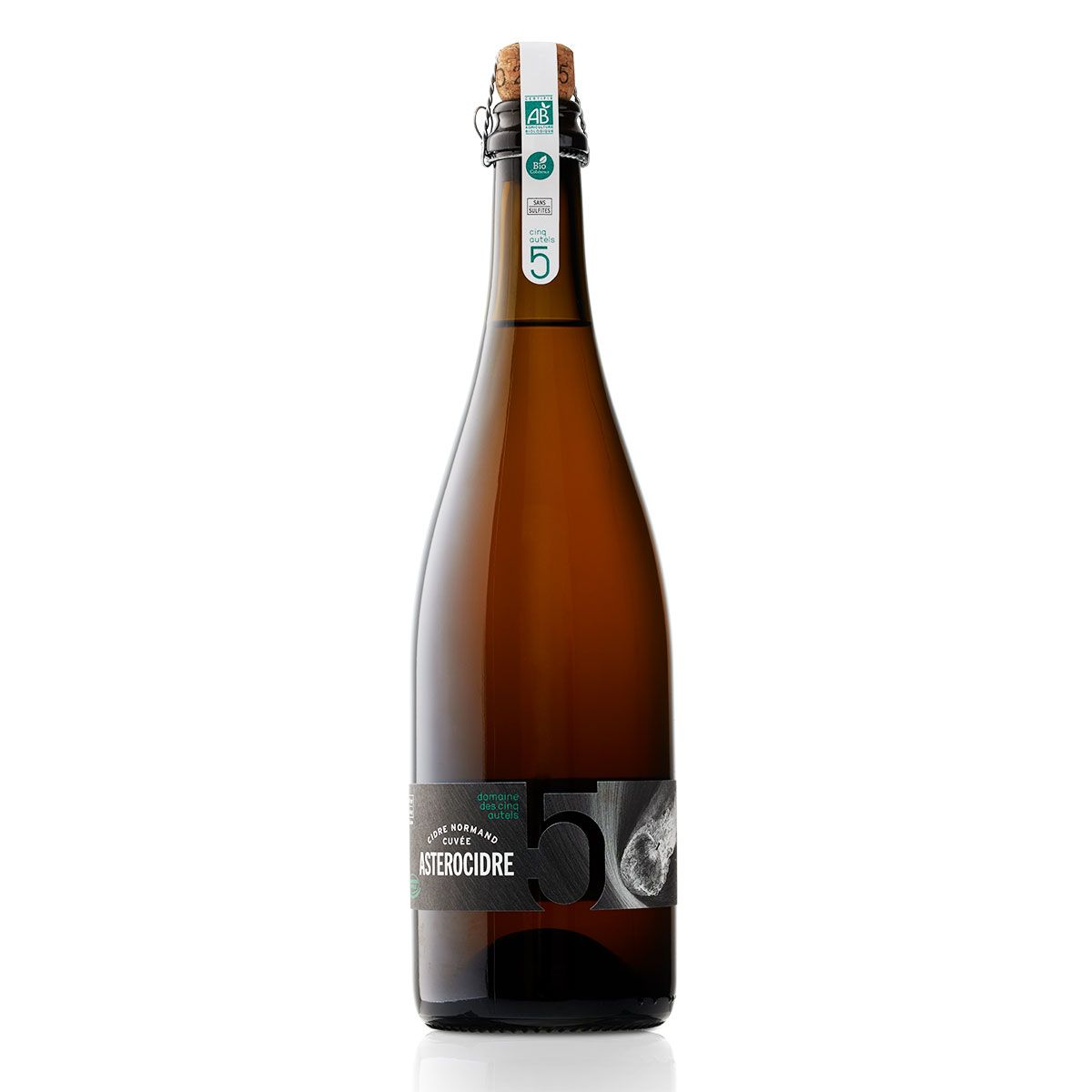 Cidre IGP Normandie-Cuvée Astérocidre - Elevage en fût de calvados 2023 75cl