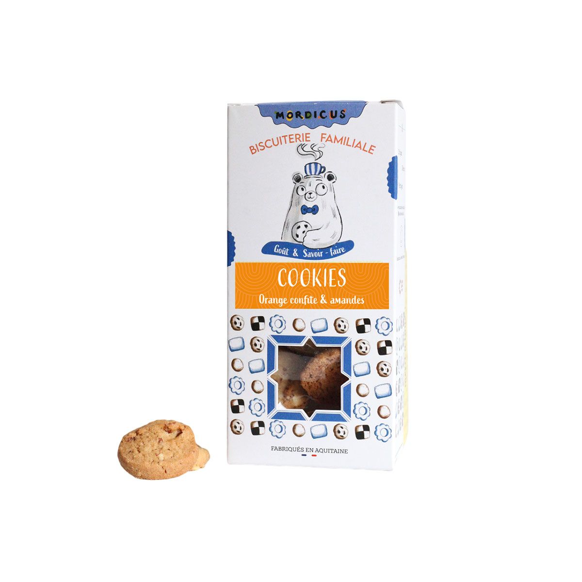 Item Cookies Oranges confites & amandes 100g