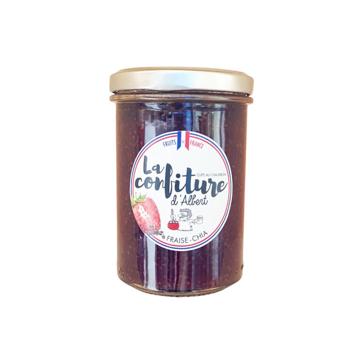 Confiture Fraise - Graines de Chia