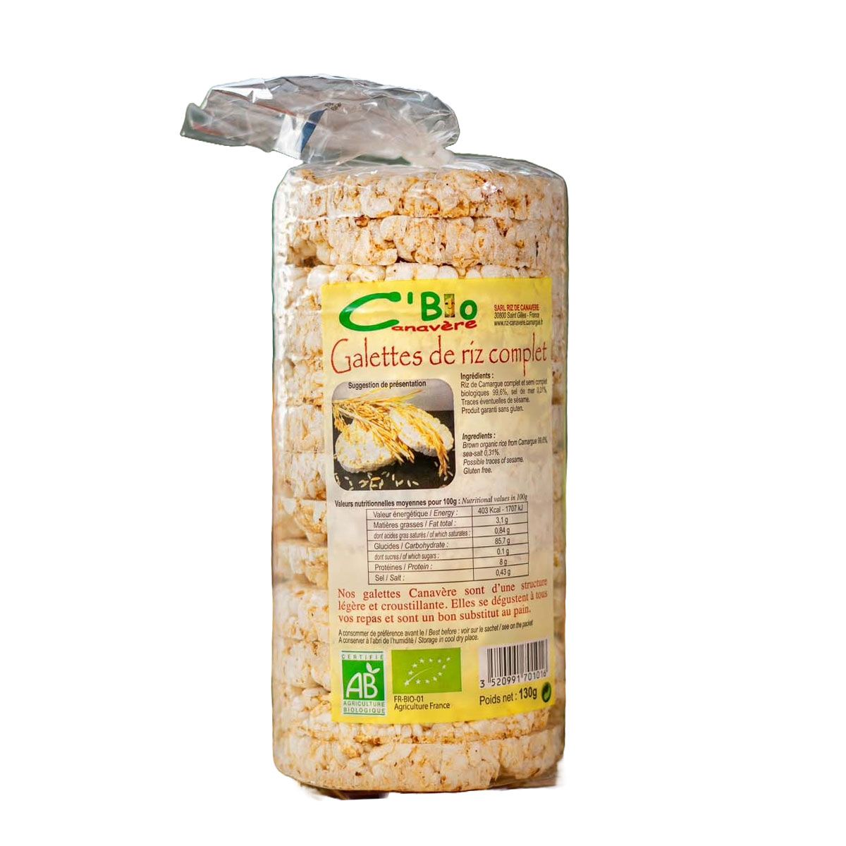 Item Galettes De Riz Complet Bio