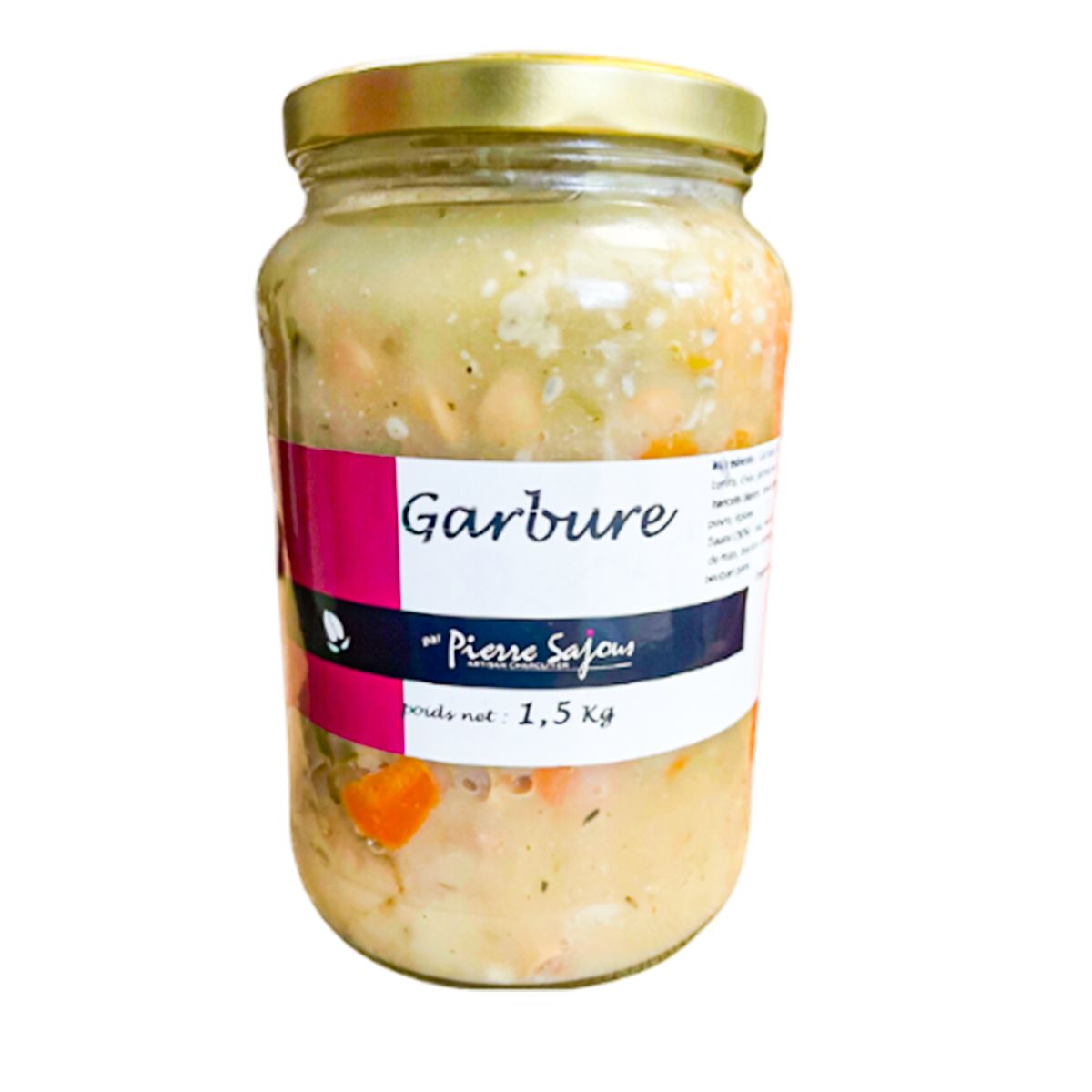 Garbure aux manchons de canard, verrine droite 1,5kg