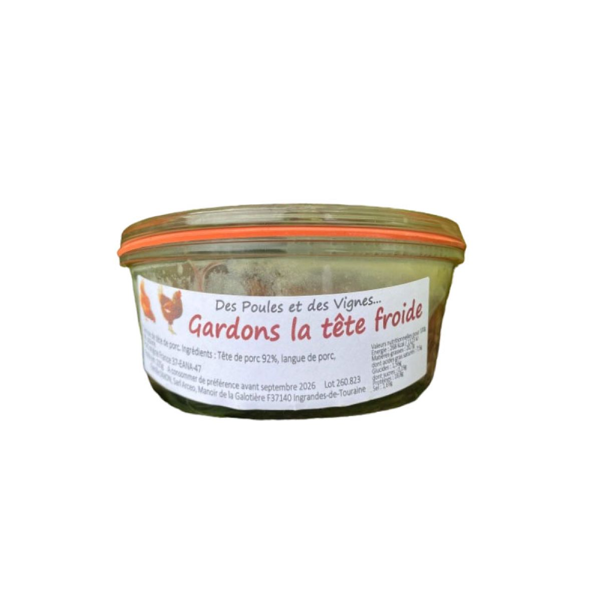 Item Gardons la tête froide 250g