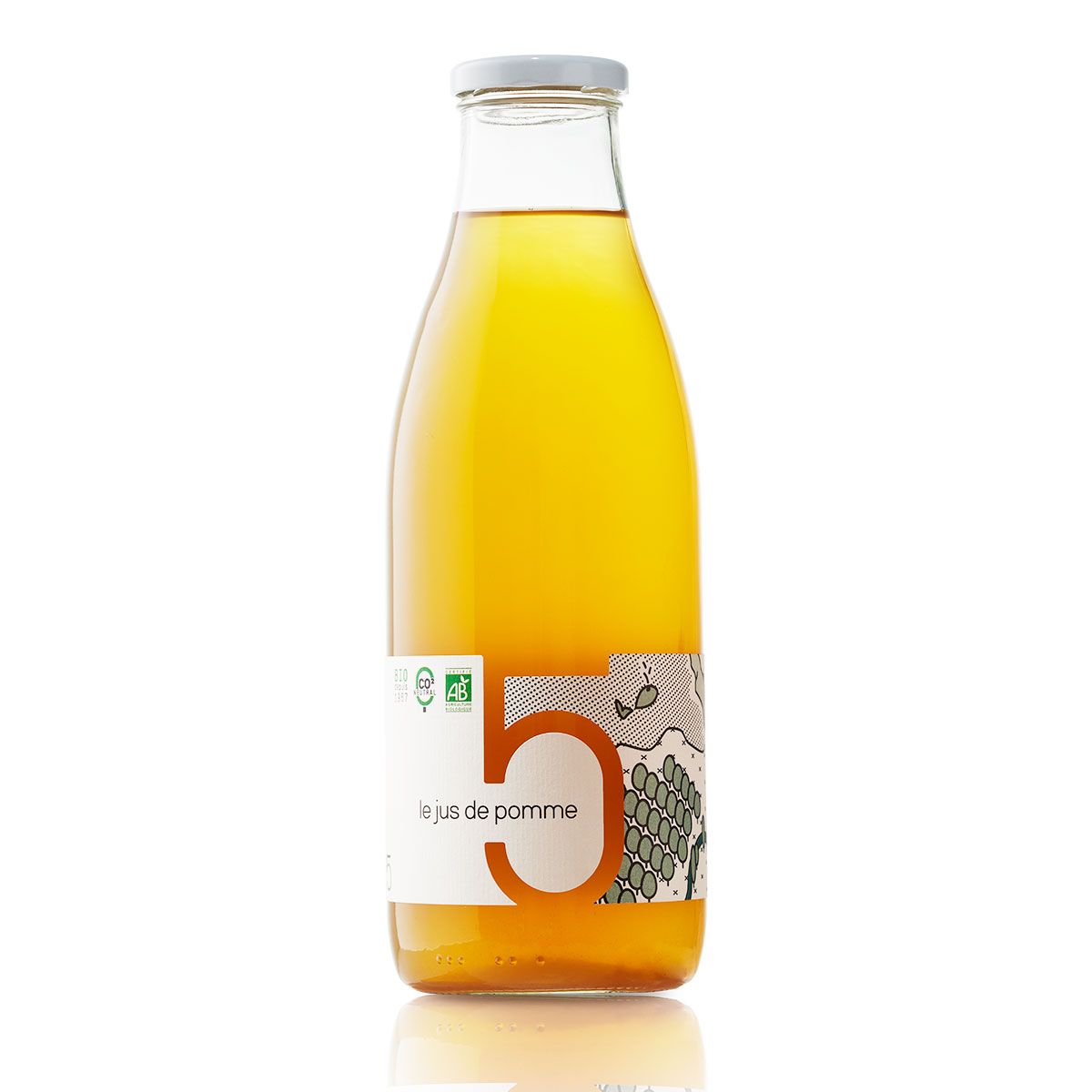 Jus de pomme non filtré 1L