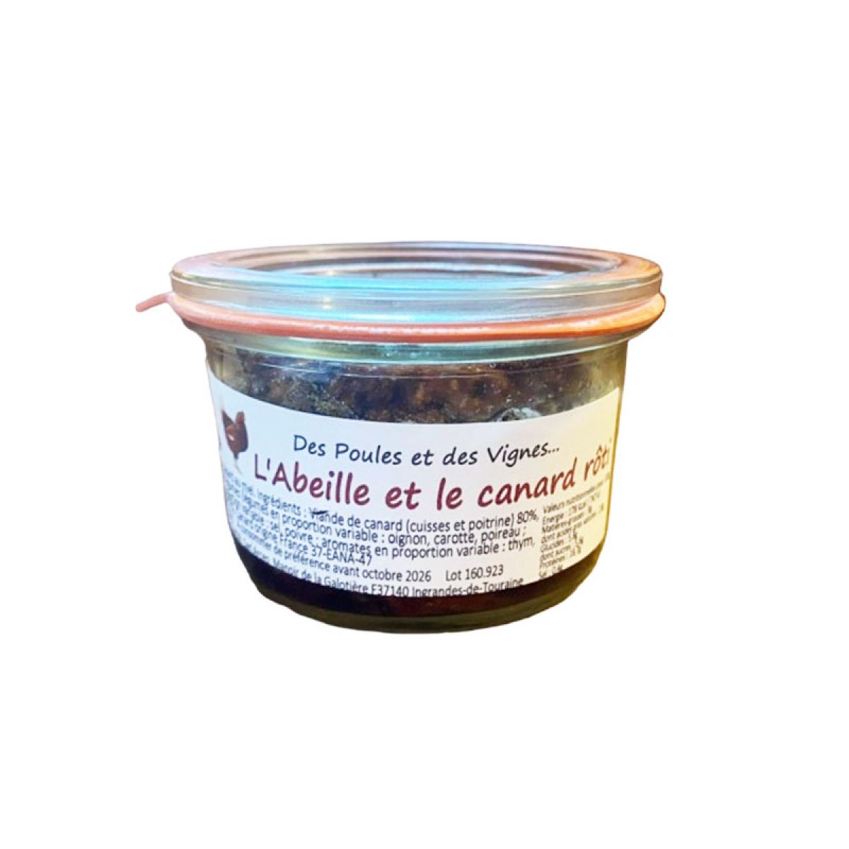 Item L'abeille et le canard ( au miel 7%) 150gr