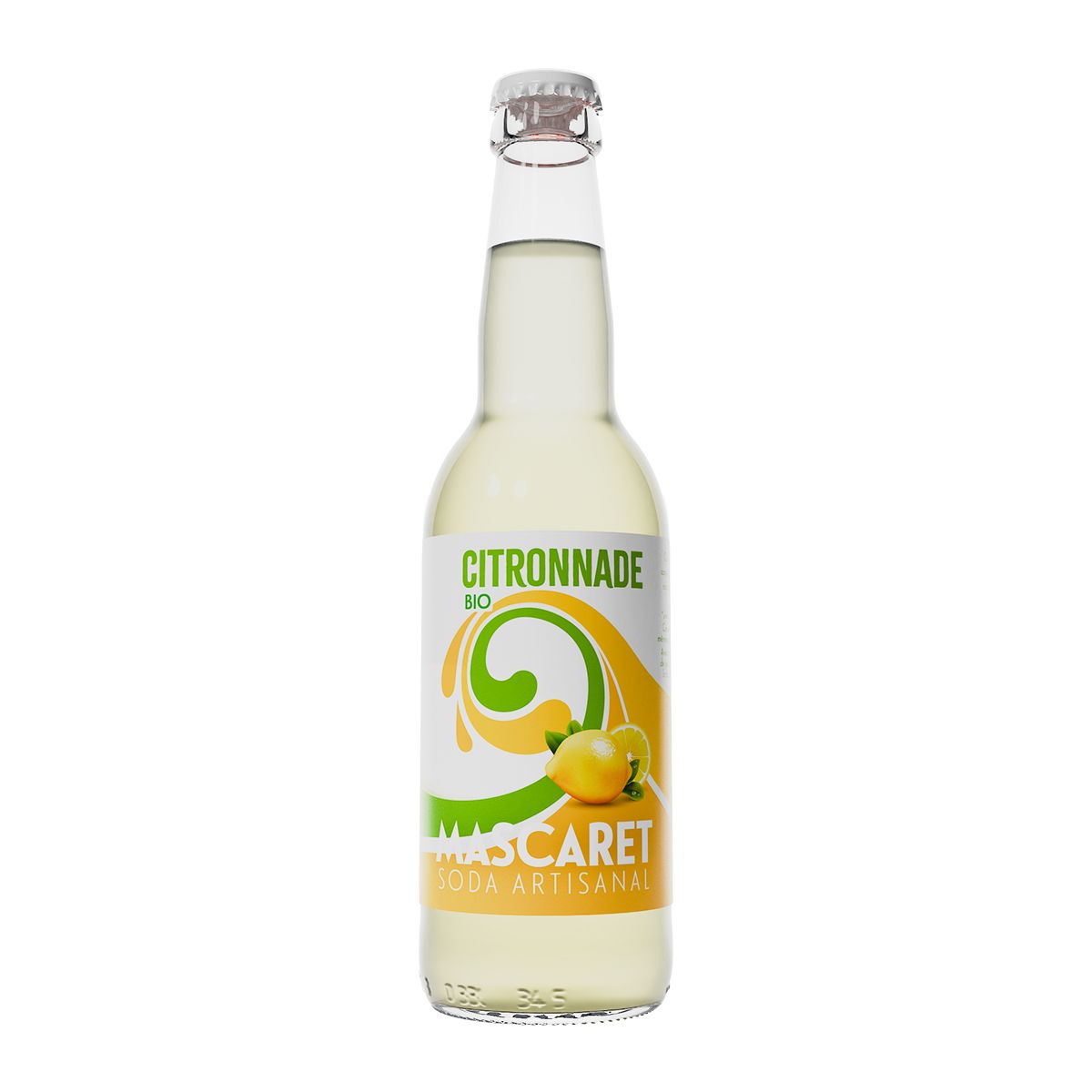 Item Mascaret Citronnade Bio au jus de citron et sucre de canne 33cl