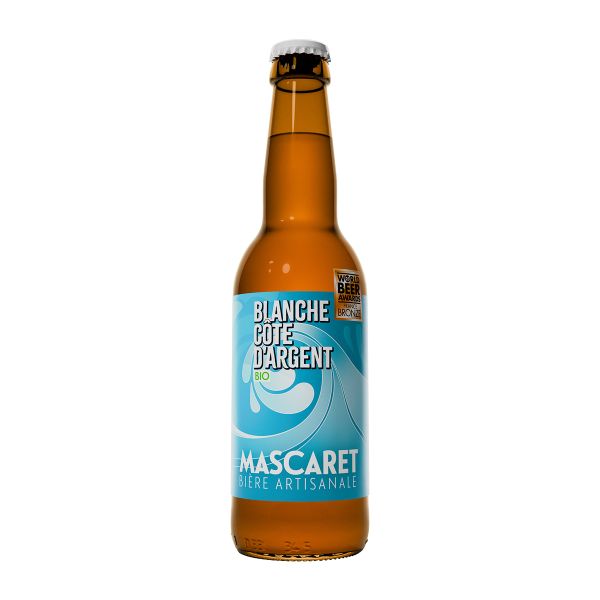 Item Bière Mascaret Blanche Côte d'Argent Bio 33cl