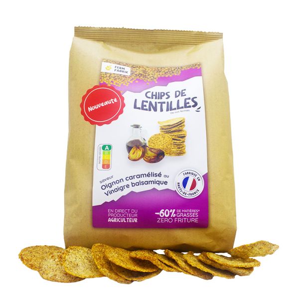 Item Chips de Lentilles Oignon caramélisé vinaigre balsamique 75g