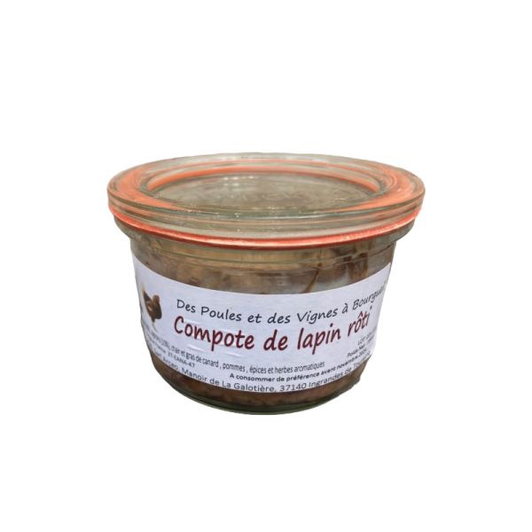 Item Compote de lapin rôti 150g