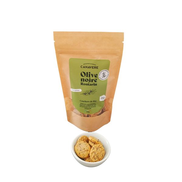 Item Crackers De Riz Olive Noire & Romarin