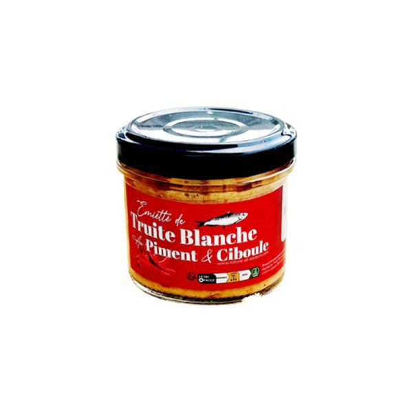 Item Emiétté de Truite Blanche au Piment & Ciboule