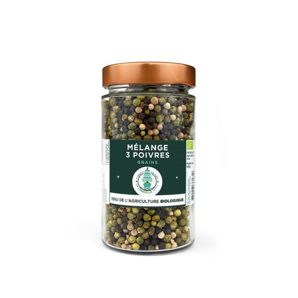 Item Mélange 3 poivres bio 80g