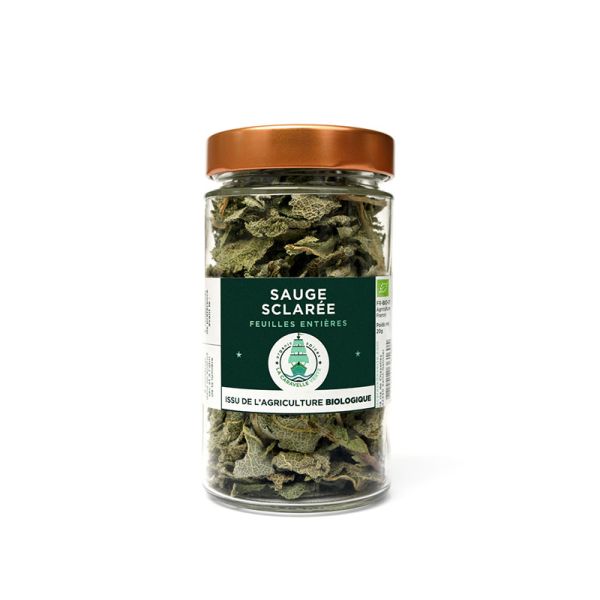 Item Sauge Sclarée - Feuilles entières bio 20g