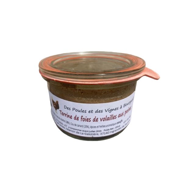 Item Terrine de foie de volailles aux poires 150g