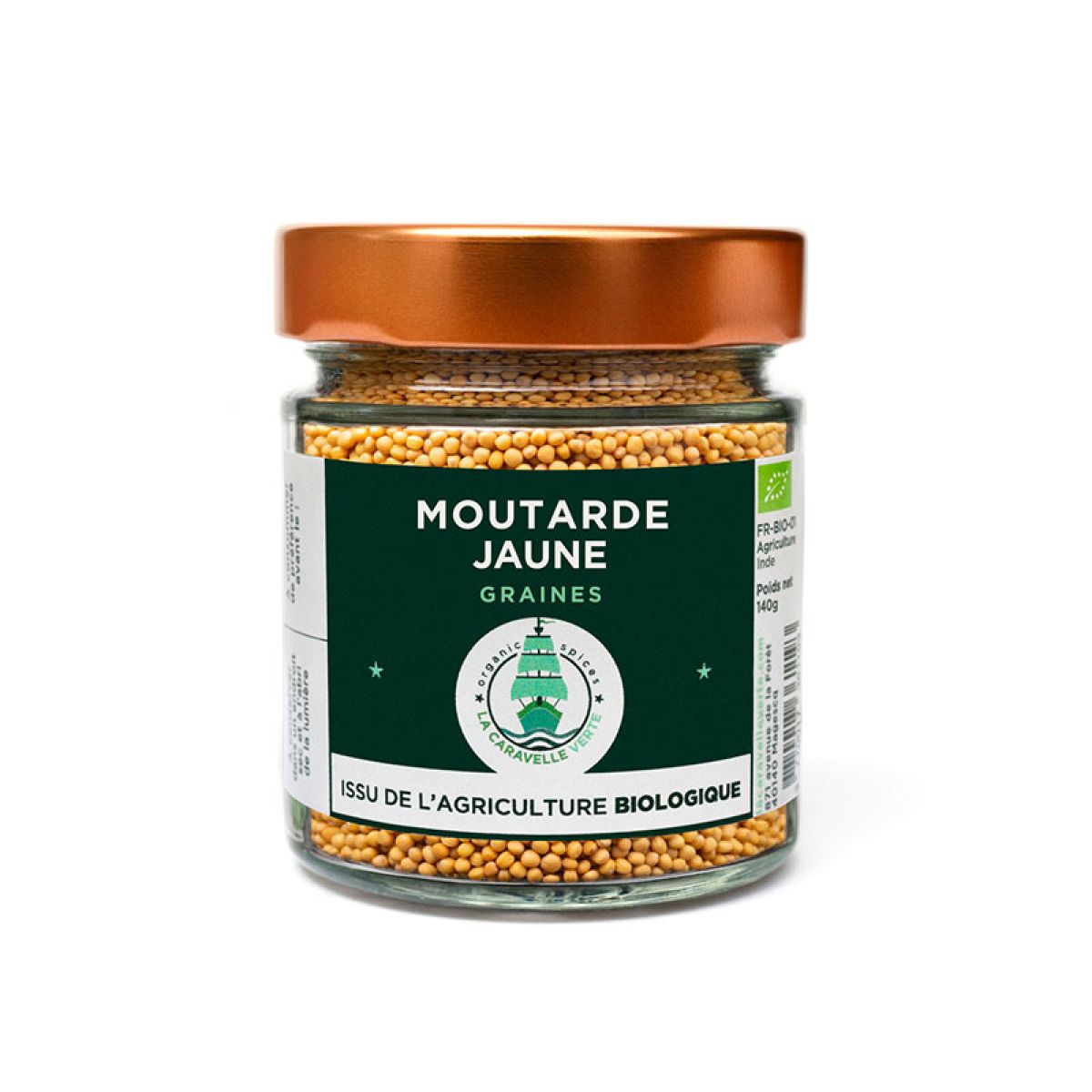 Item Moutarde jaune - Graines bio 60g