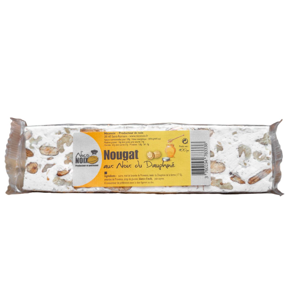 Item Nougat aux noix en barre