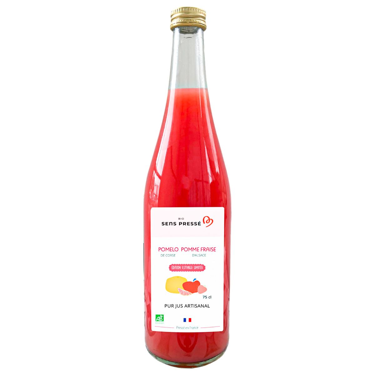 Item Pomelo-Pomme-Fraise "EDITION ESTIVALE LIMITEE" Bio 75cl