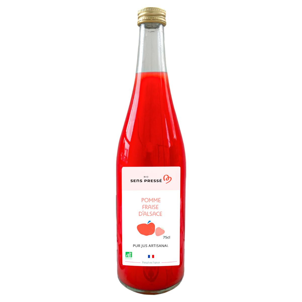 Item Pomme - Fraise d'Alsace Bio 75cl