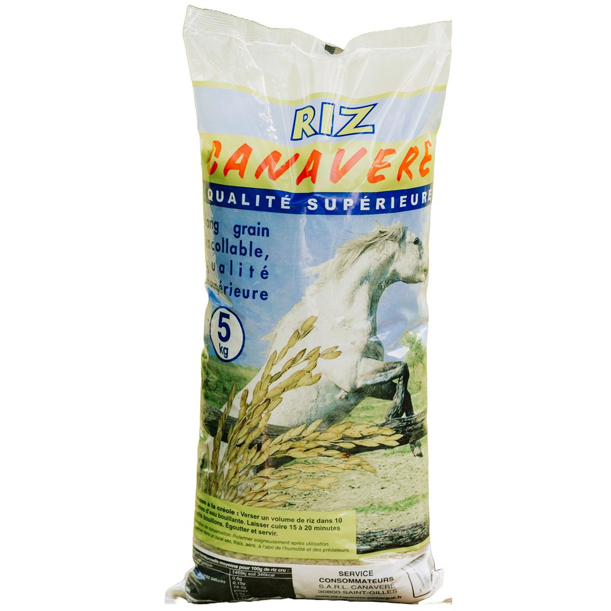 Item Riz Qualité Supérieure Long Étuvé 5kg