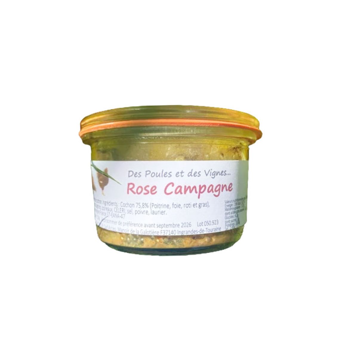 Item Rose campagne 150g