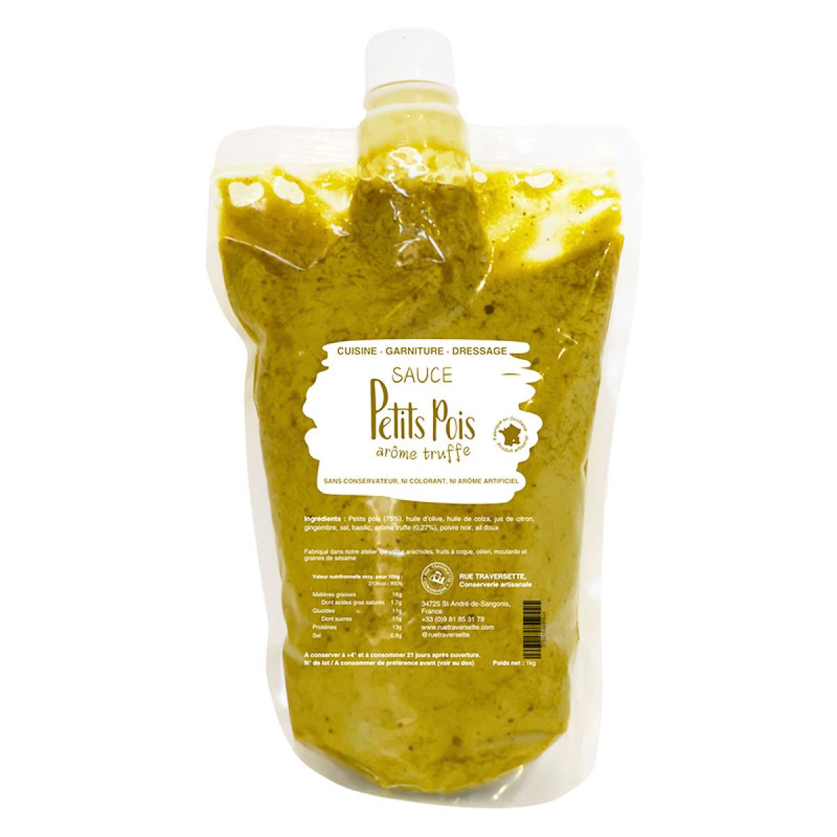 Item Sauce Petit Pois Arôme truffe en poche