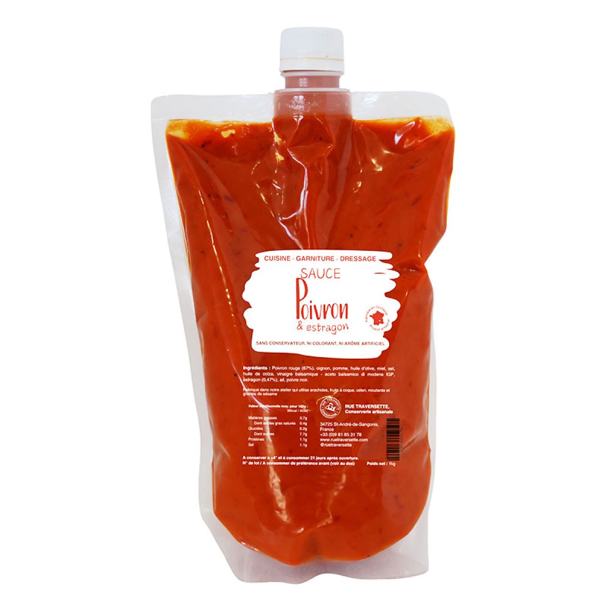 Item Sauce Poivron et Estragon en poche