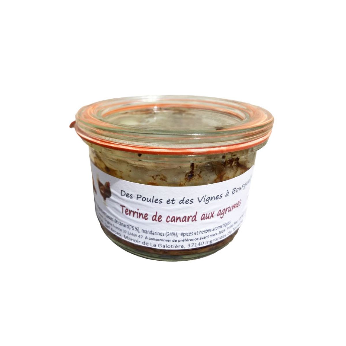 Item Terrine de canard aux agrumes 160g