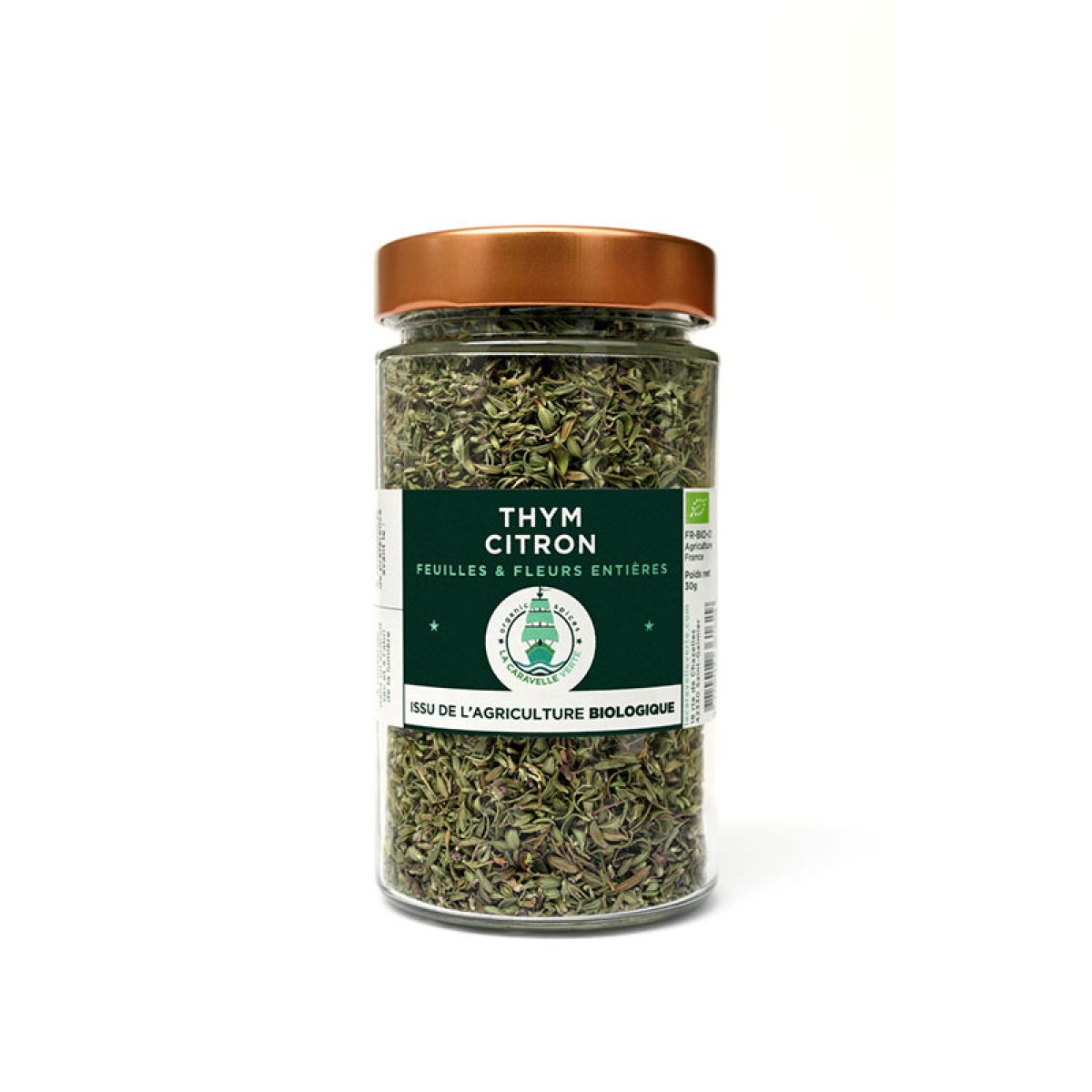 Thym citron - Feuilles et fleurs entières bio 35g